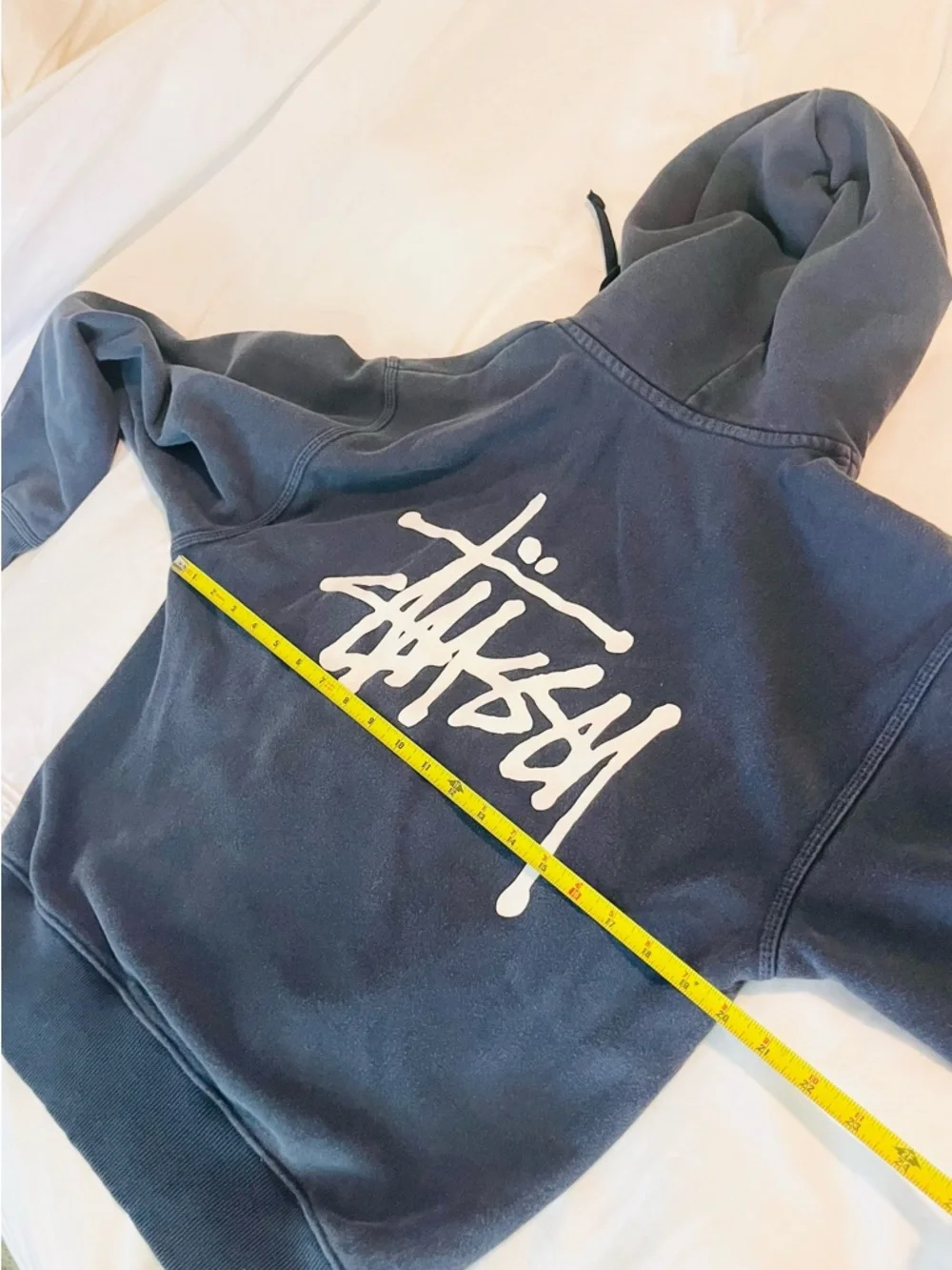 BASIC STÜSSY ZIP HOODIE PIGMENT DYED S - Picture 6 of 7